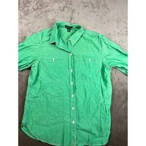 Ralph Lauren Jeans Co Mens long sleeve button shirt Green, size‎ large